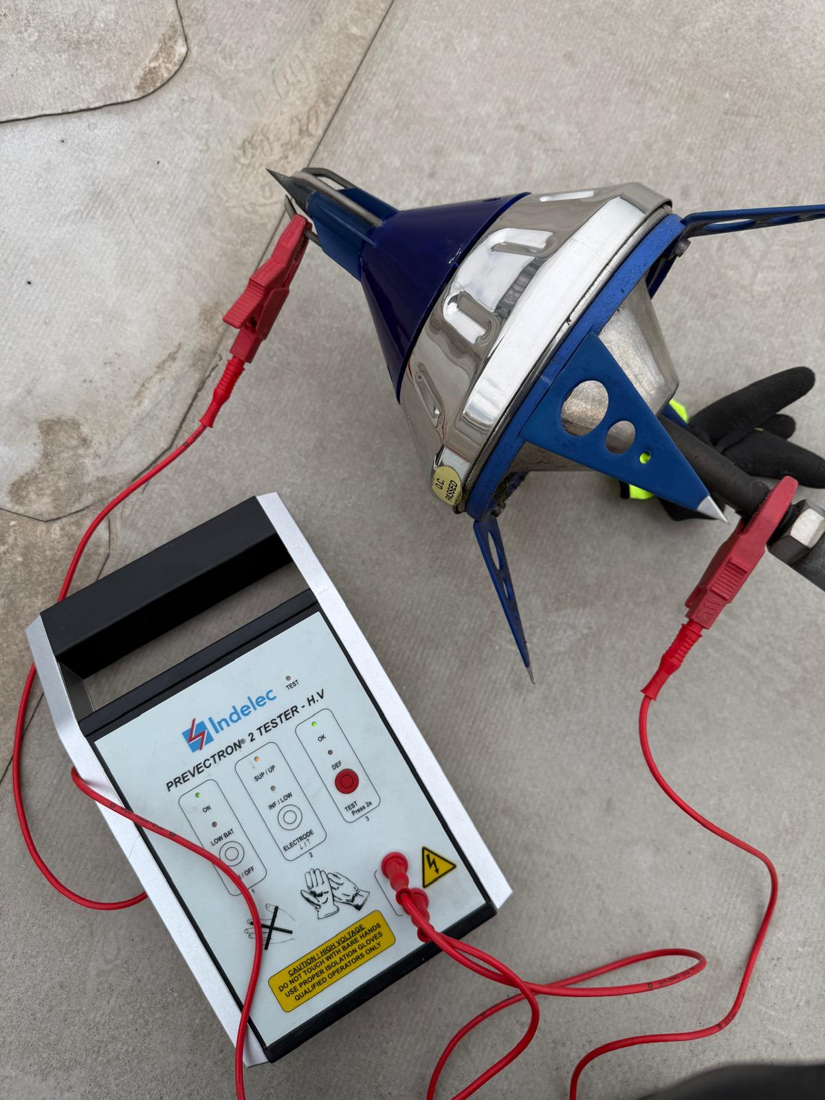 Meranie a kontrola aktívneho bleskozvodu